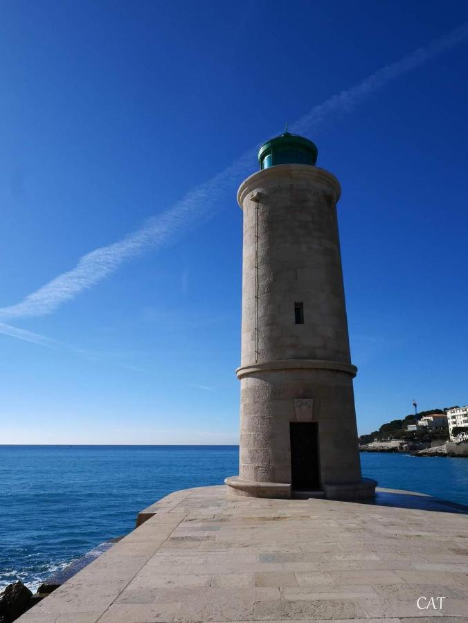 Mon petit Paradis, Cassis centre Apt 90 m2, 200 m Mer, terr plein sud, clim park privé Exterior foto